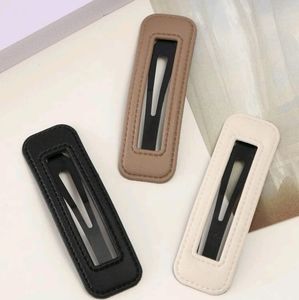 🍉5 for $25* Faux Leather Hair Clips